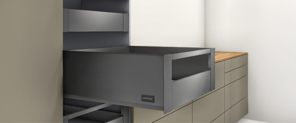 Ray hộp tandembox mở toàn phần giảm chấn cao cấp XT.450H1 GrandX - ảnh 3