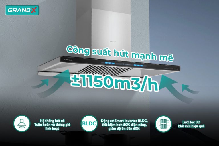 Công nghệ tiên tiến - tối ưu hóa hiệu suất - Hút mùi GX H70T81B / GX H70T81SB