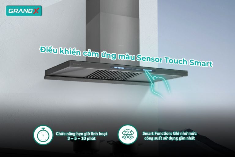Điều khiển thông minh - tiện lợi tối đa - Hút mùi GX H70T81G / GX H70T81SG