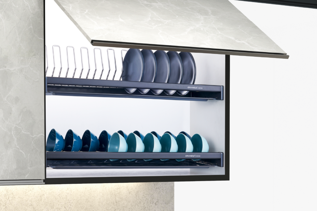 Giá bát đĩa cố định nan oval SUS304 XF.60M GrandX - ảnh 2