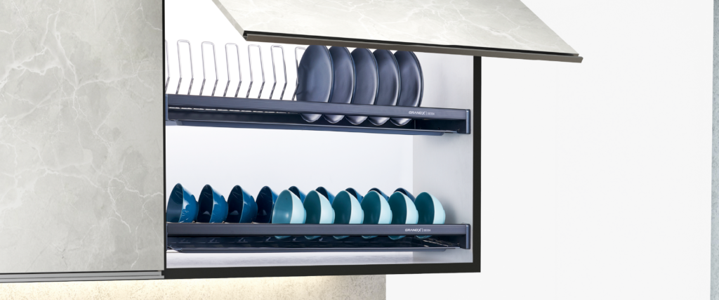 Giá bát đĩa cố định nan oval SUS304 XF.60M GrandX - ảnh 3