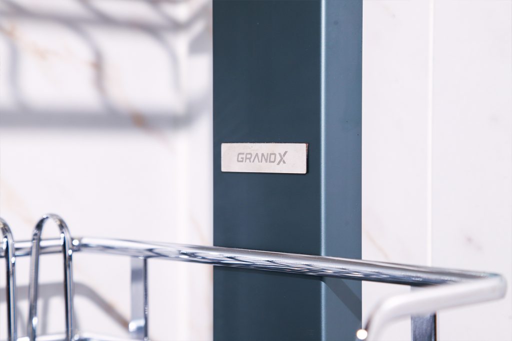 Giá bát đĩa nâng hạ điện thông minh nan oval XL.80EM1 GrandX - ảnh 7