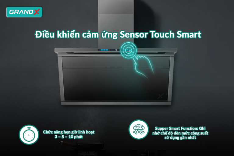 Điều khiển thông minh - tối ưu hóa trải nghiệm - Hút mùi GX H70T88G / GX H70T88M
