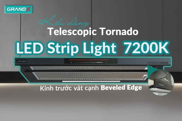 Thiết kế tinh tế - sang trọng - Hút mùi GX H70F72B / GX H70F72SB