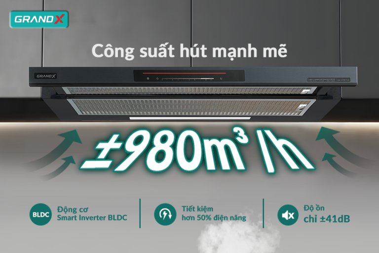 Công nghệ tiên tiến - hiệu quả tối ưu - Hút mùi GX H70F72B / GX H70F72SB