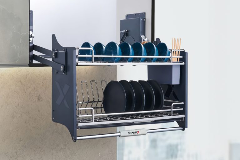Đặc tính sản phẩm - Giá bát đĩa nâng hạ nan oval SUS304 XL.70M2