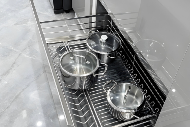 Đặc tnh sản phẩm - Giá xoong nồi nan OVAL/SUS304 XP.80M