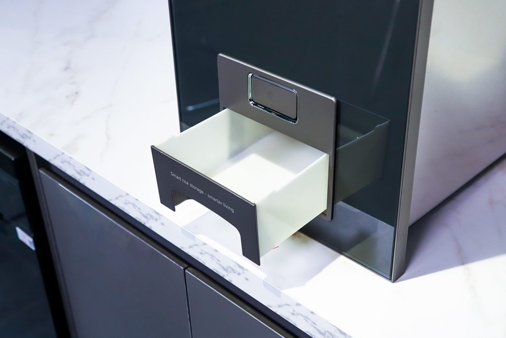 Thùng gạo mặt kính nút nhấn XR.G302G GrandX - ảnh 7