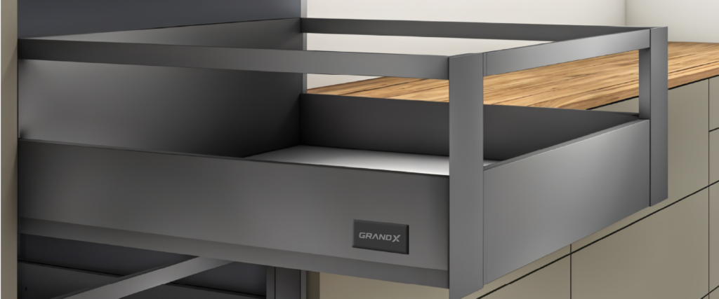 Ray hộp tandembox mở toàn phần giảm chấn cao cấp XT.450-1 GrandX - ảnh 4