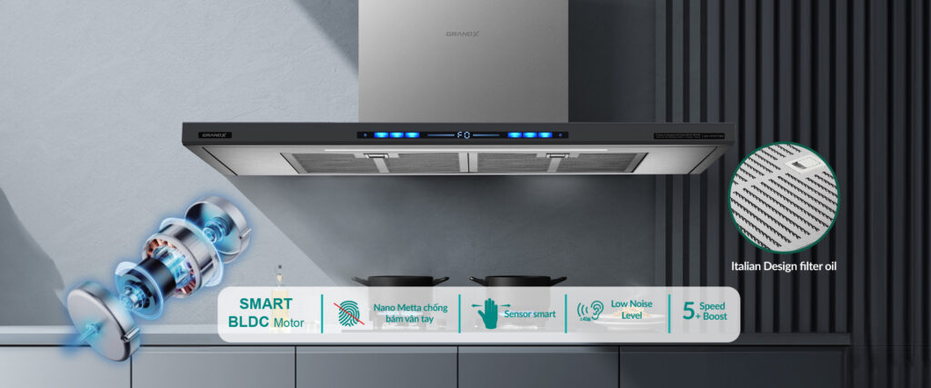 Hút mùi GrandX GX H70T78G / GX H70T78SG - ảnh 7