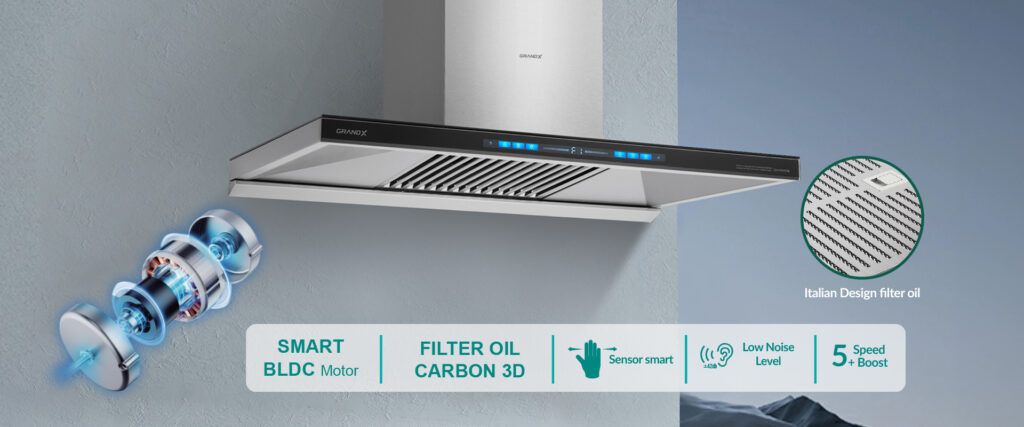 Hút mùi GrandX GX H70T81B / GX H70T81SB - ảnh 4