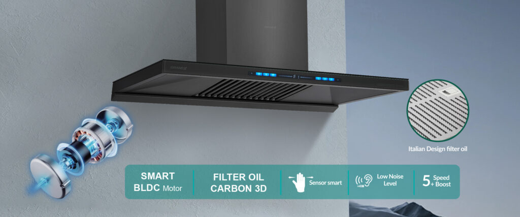 Hút mùi GrandX GX H70T81G / GX H70T81SG - ảnh 8