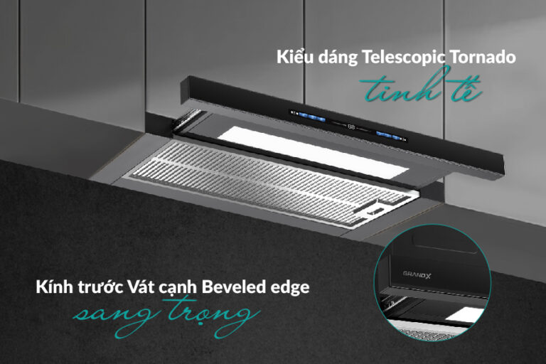Đặc tính sản phẩm - Hút mùi GX H70F75B / GX H70F75SB
