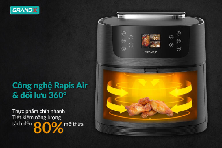Tính năng nổi bật - NỒI CHIÊN KHÔNG DẦU GX-AR08SMART / GX-AR08Ai