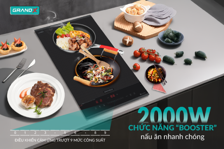 Hiệu năng mạnh mẽ - BẾP TỪ GX ID505 Series 5