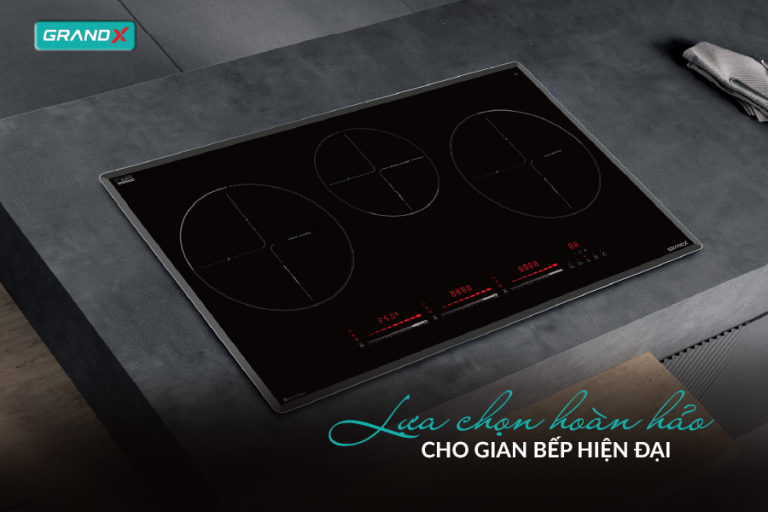 Bếp từ GX IH736LUX - công nghệ tiên tiến hiệu suất vượt trội - Bếp từ 3 vùng nấu GX IH736LUX