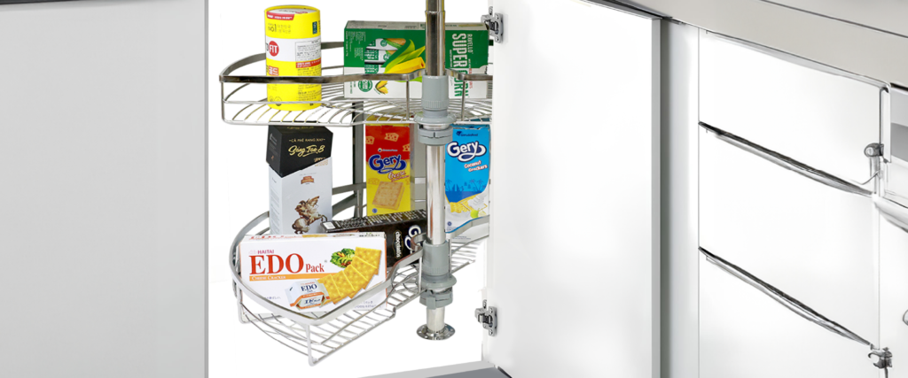 Kệ góc mâm xoay góc mở 1/2 – 180° XC.180.80S1 GrandX - ảnh 3