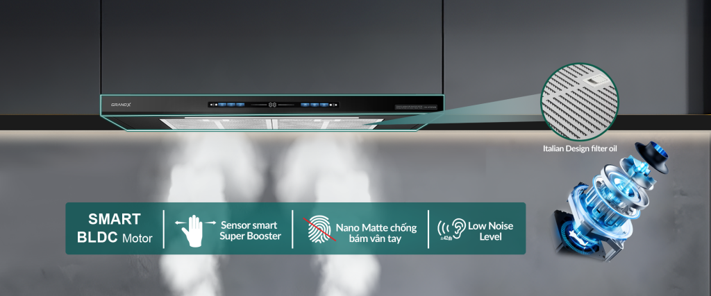 Hút mùi GrandX GX H70F85B - ảnh 6