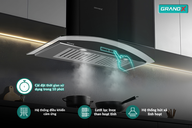 Tính năng tiện ích - Hút mùi GX H70C55B