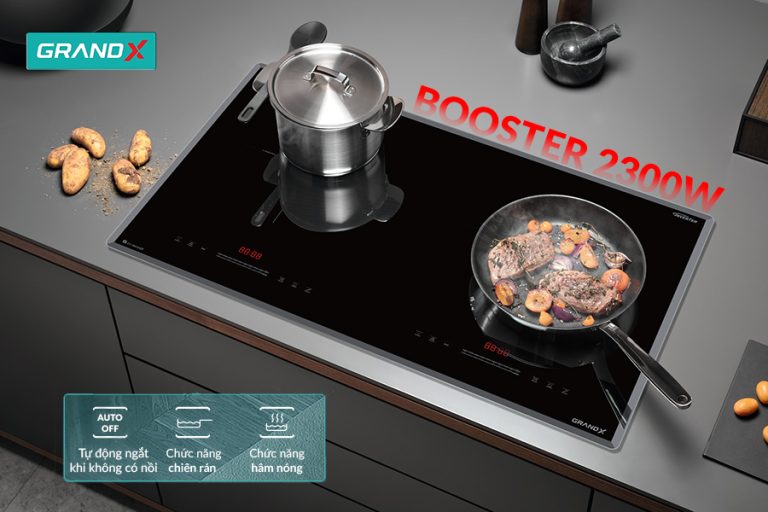 Nấu ăn chính xác – Điều chỉnh nhiệt linh hoạt - Bếp từ GX IH696SE