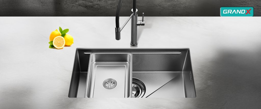 Chậu rửa bát GX6845V Volcano GrandX - ảnh 3