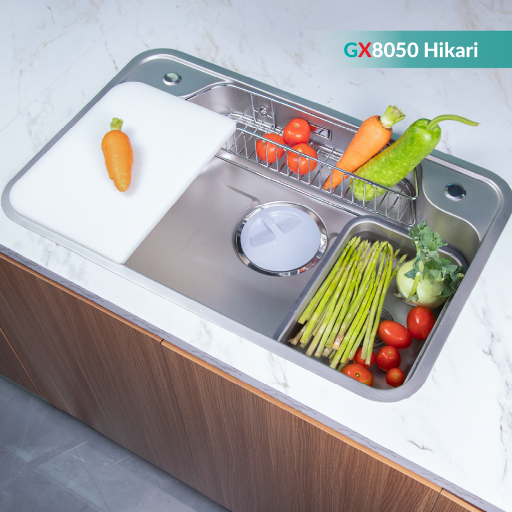 Chậu rửa bát GX8050JP hikari GrandX - ảnh 4