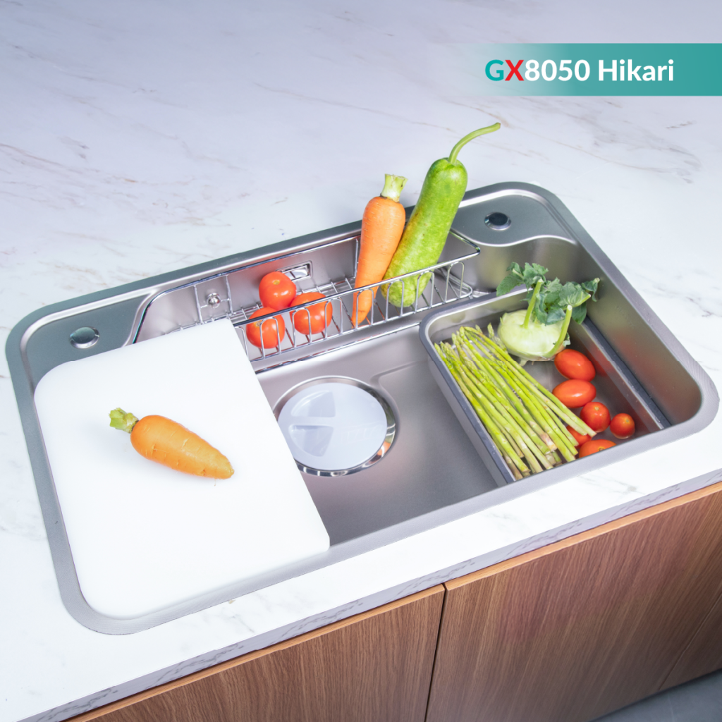 Chậu rửa bát GX8050JP hikari GrandX - ảnh 3