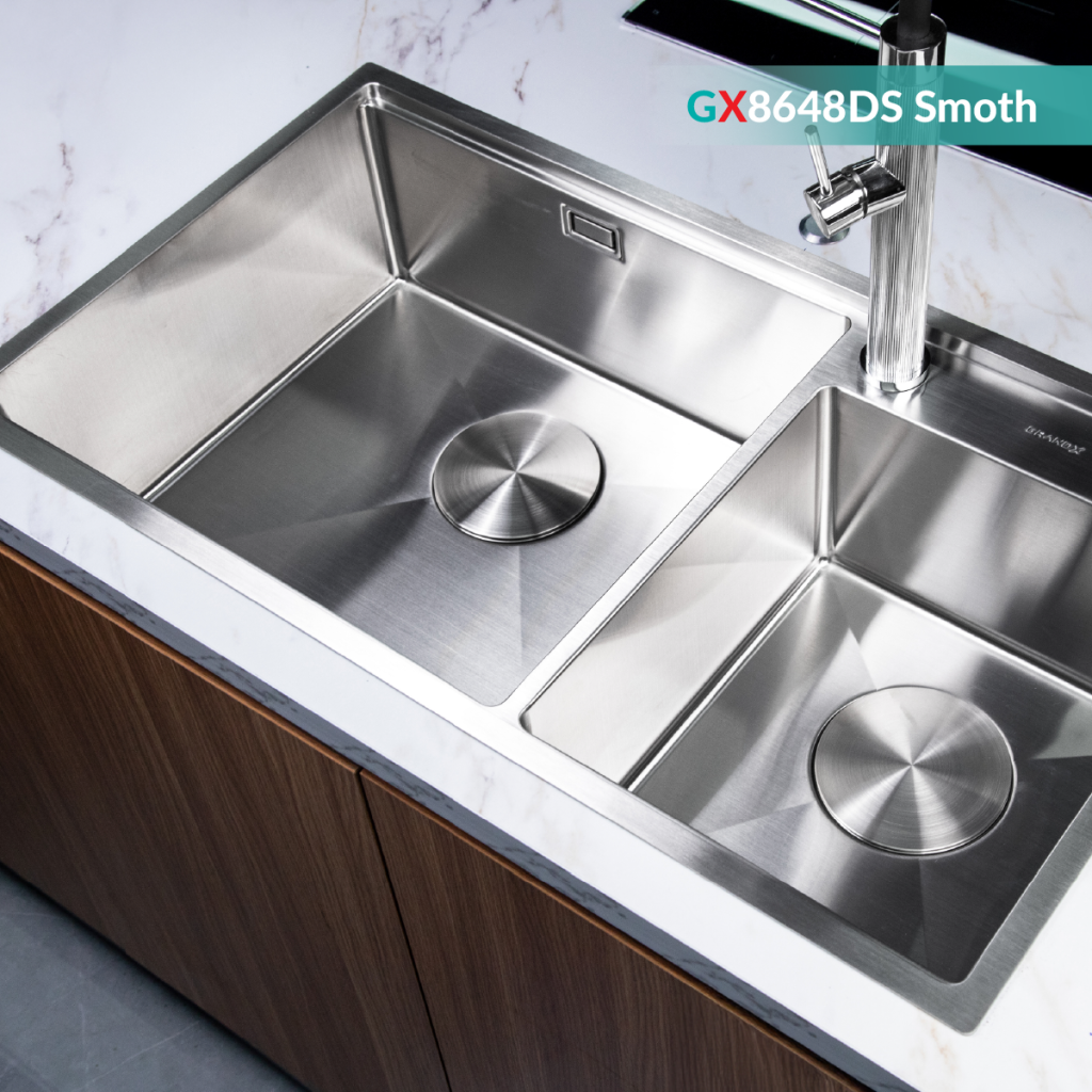Chậu rửa bát GX8648DS Smooth GrandX - ảnh 3