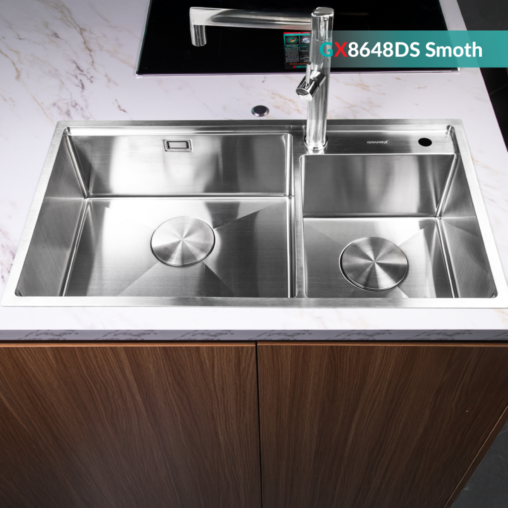 Chậu rửa bát GX8648DS Smooth GrandX - ảnh 4