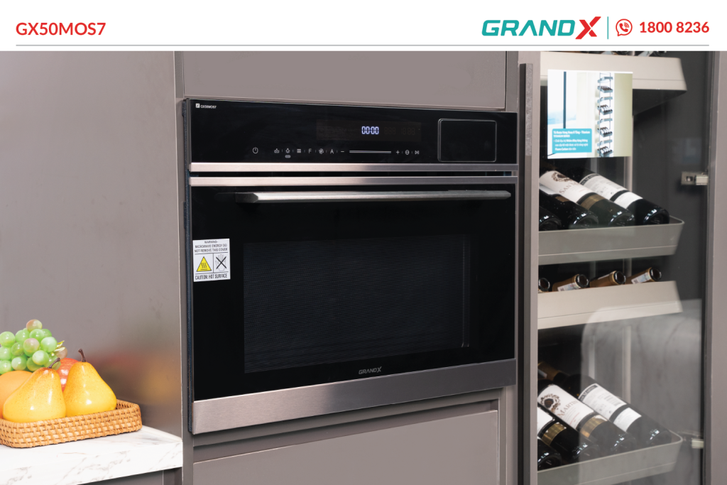 Lò nướng âm tủ tích hợp lò hấp, lò vi sóng và nồi chiên không dầu GX50MOS7 GrandX - ảnh 4