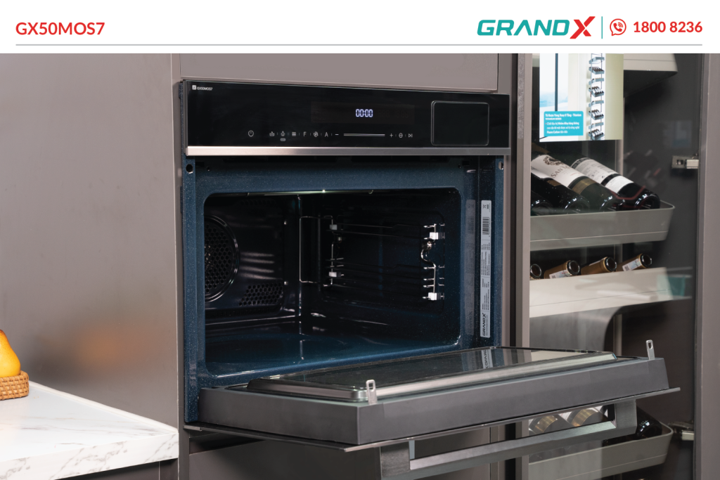 Lò nướng âm tủ tích hợp lò hấp, lò vi sóng và nồi chiên không dầu GX50MOS7 GrandX - ảnh 5