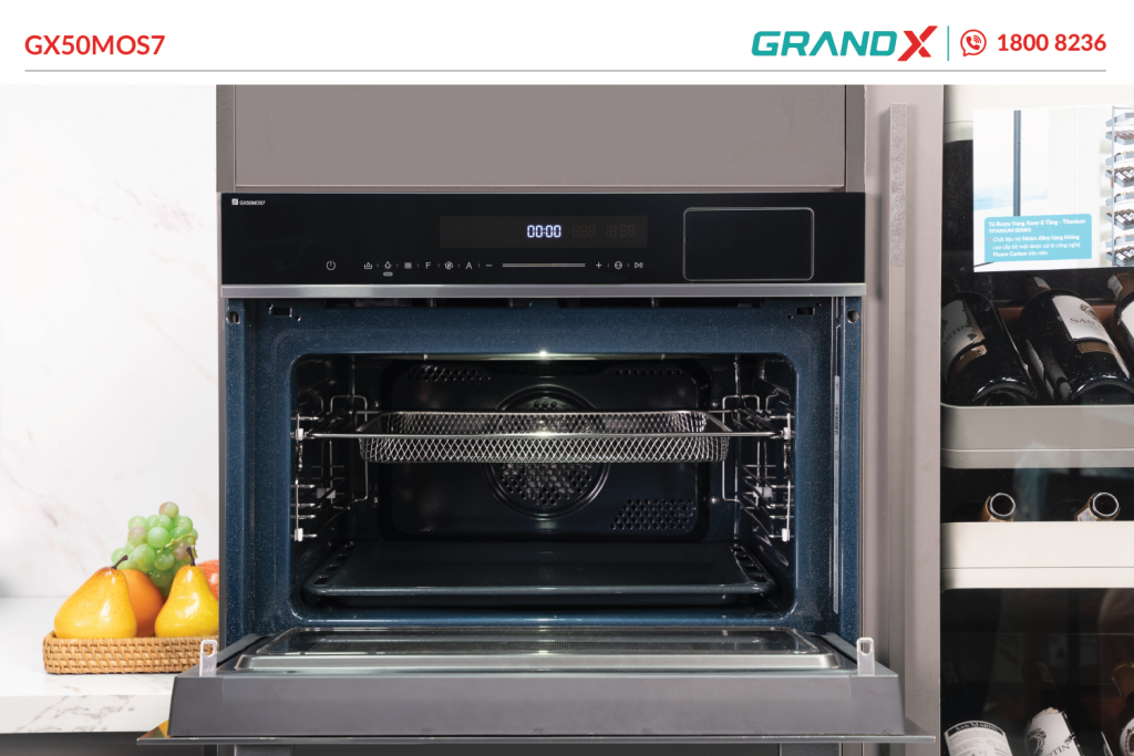 Lò nướng âm tủ tích hợp lò hấp, lò vi sóng và nồi chiên không dầu GX50MOS7 GrandX - ảnh 8