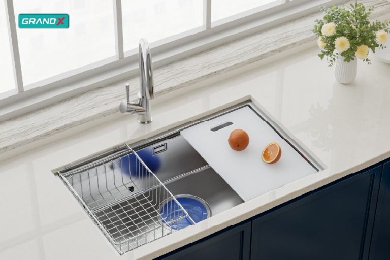 Chậu rửa bát GX7846S Smooth – Thiết kế sang trọng, tiện nghi vượt trội - Chậu rửa bát GX7846S Smooth