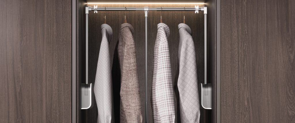 Giá nâng hạ cơ treo quần áo XM.15 Luxury GrandX - ảnh 2