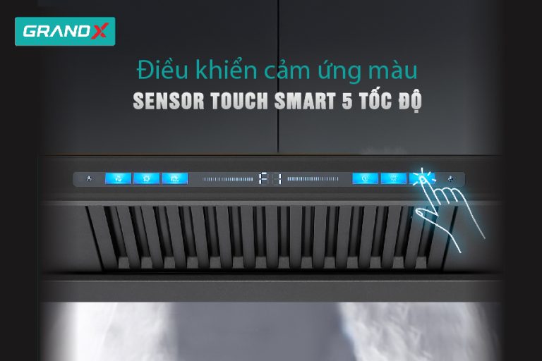 Điều khiển Sensor Touch Smart hiện đại và tiện nghi - Hút Mùi GX H70T81Luxury