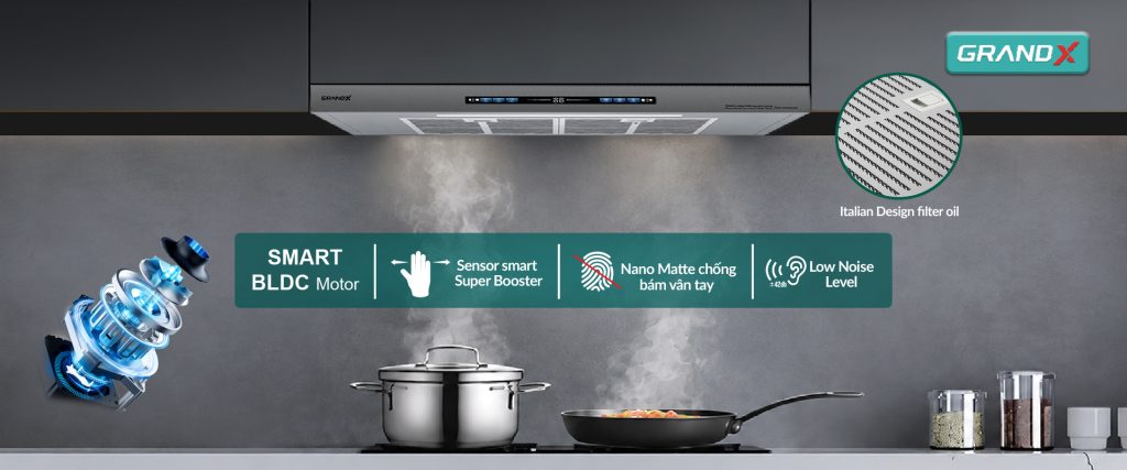 Hút mùi GrandX GX H70X8Plus - ảnh 2