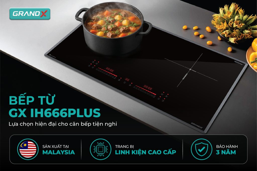 Bếp từ GX IH666Plus – Lựa chọn hiện đại cho căn bếp tiện nghi - Bếp từ GX IH666Plus