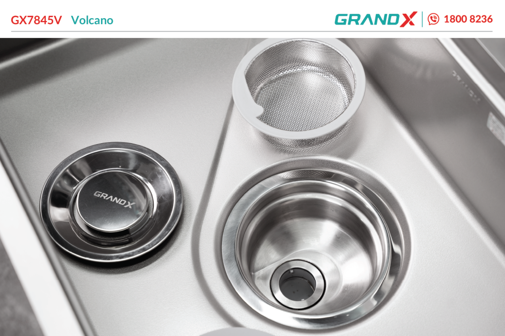 Chậu rửa bát GX7845V Volcano GrandX - ảnh 5