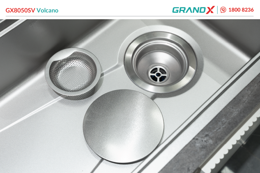 Chậu rửa bát GX8050SV Volcano GrandX - ảnh 7