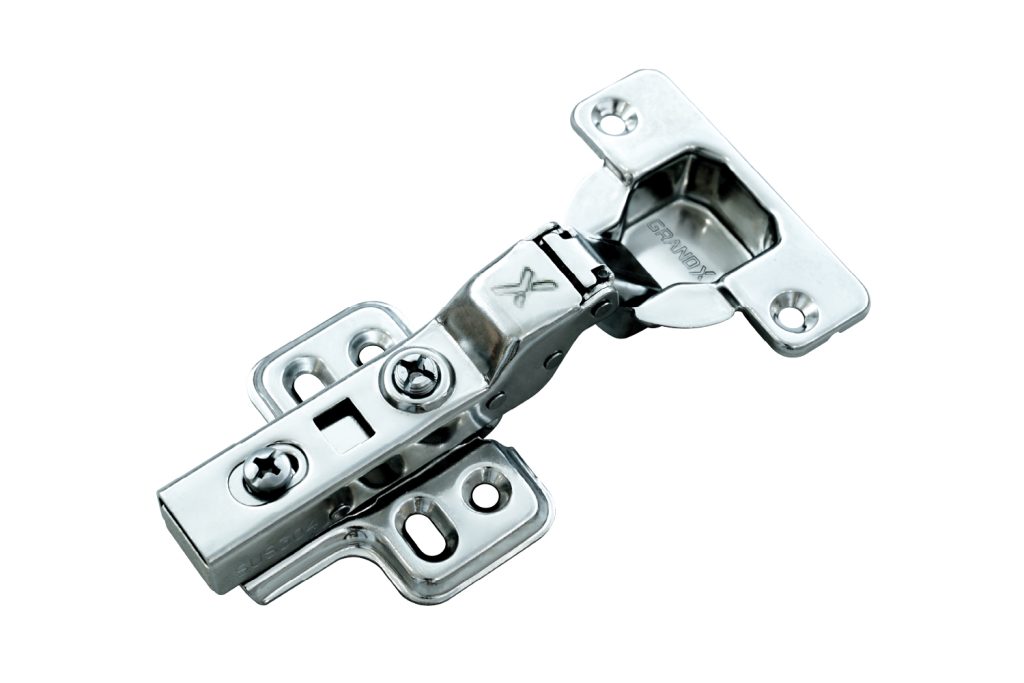 Bản lề cong lắp trùm nửa XC.S304B2 - Bản lề Capella SUS304 toàn phần XC.S304B2