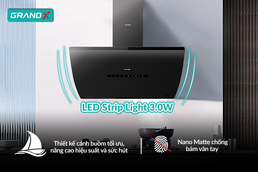Thiết kế độc đáo - sang trọng - Hút mùi GX H70F87B / GX H70S87B