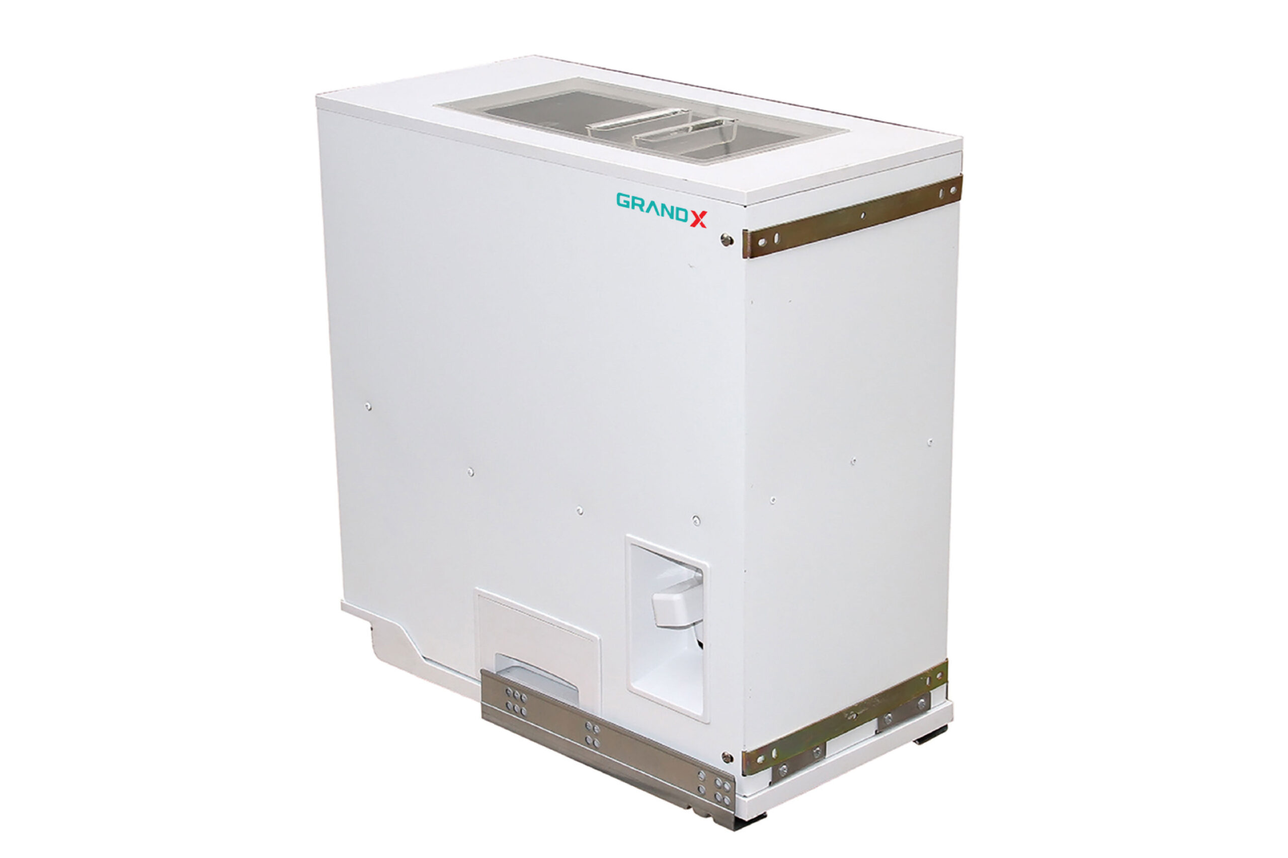 Thùng gạo âm tủ cánh kéo XR.P26-1 GrandX chính hãng