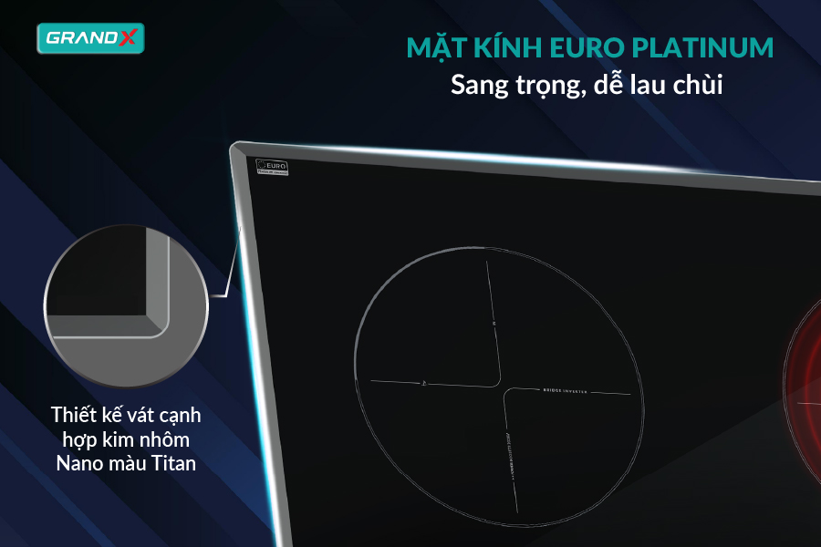 Thiết kế cao cấp - hiện đại - Bếp từ GX E795LUX serial 7