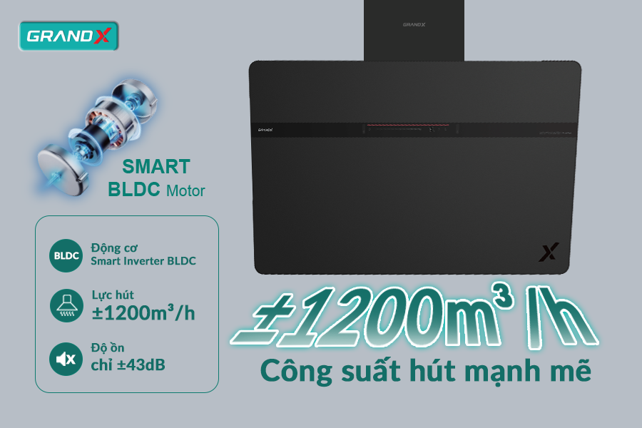 Hiệu suất vượt trội - Hút mùi GX H70S86B