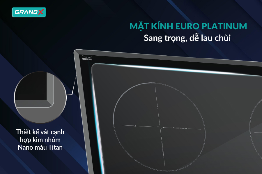 Thiết kế cao cấp, sang trọng - Bếp từ GX IP789LUX
