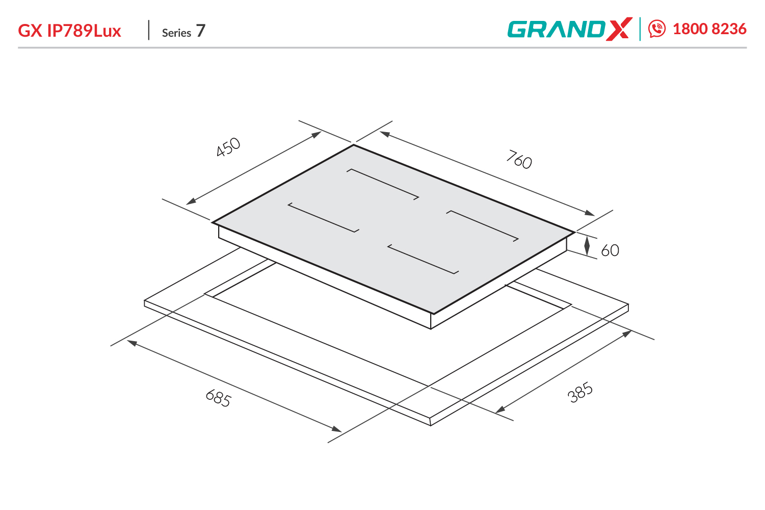 Bếp từ GrandX GX IP789LUX - ảnh 2