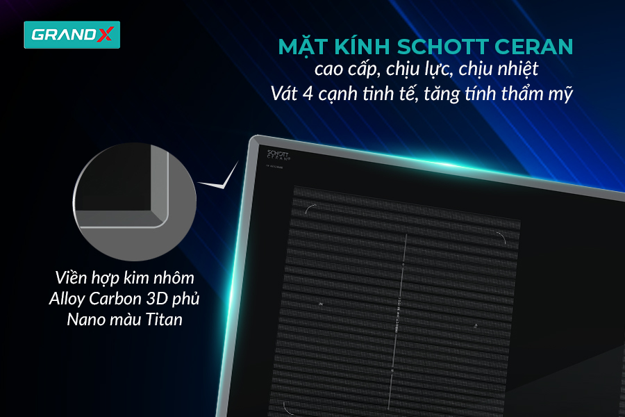 Thiết kế đẳng cấp - sang trọng - BẾP TỪ GX GX IP856XPro / GX IP856XPro