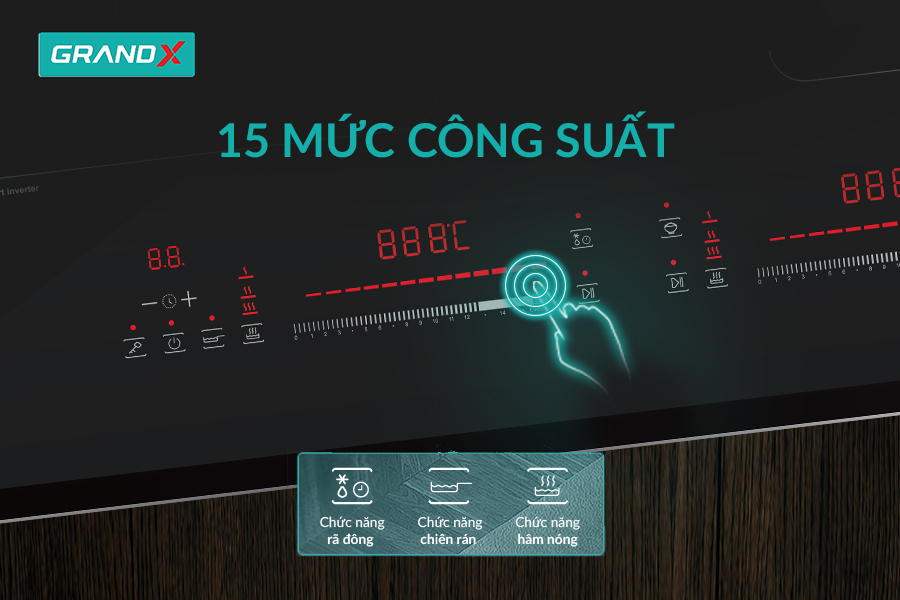 Tính năng nấu ăn thông minh - Bếp từ GX IH785TITAN
