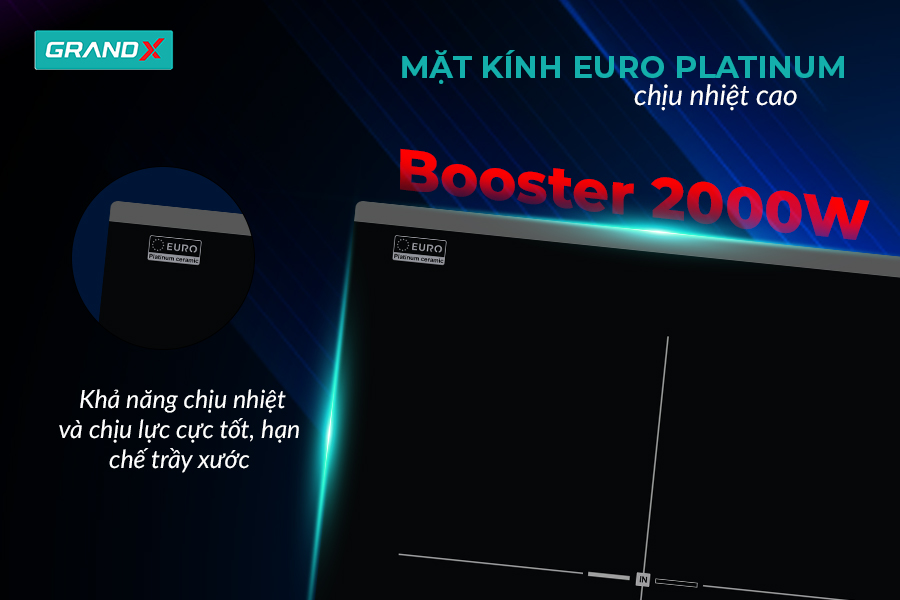 Tính năng an toàn và tiện ích vượt trội - Bếp từ đơn GX IH188