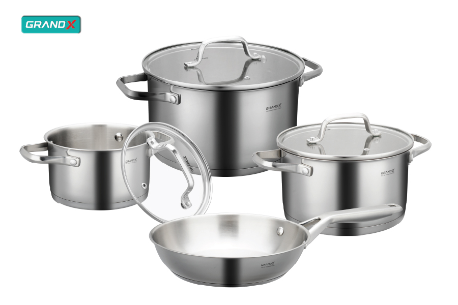 Bộ nồi chảo cao cấp GX605 Noble – Lựa chọn hoàn hảo cho căn bếp sang trọng - Bộ nồi chảo cao cấp GX605 noble